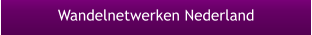 Wandelnetwerken Nederland