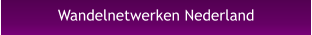 Wandelnetwerken Nederland