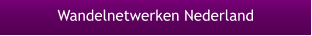 Wandelnetwerken Nederland