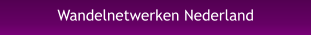 Wandelnetwerken Nederland